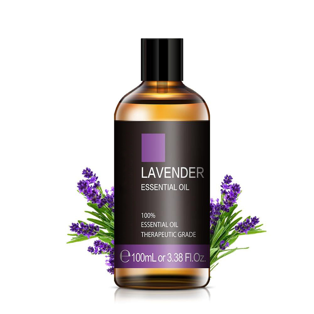 100ml Lavender Essential Oil Pure Natural Essential Oils for Help Sleeping Relaxing Diffuser Aroma Oil Rose Bergamot Ylang Ylang