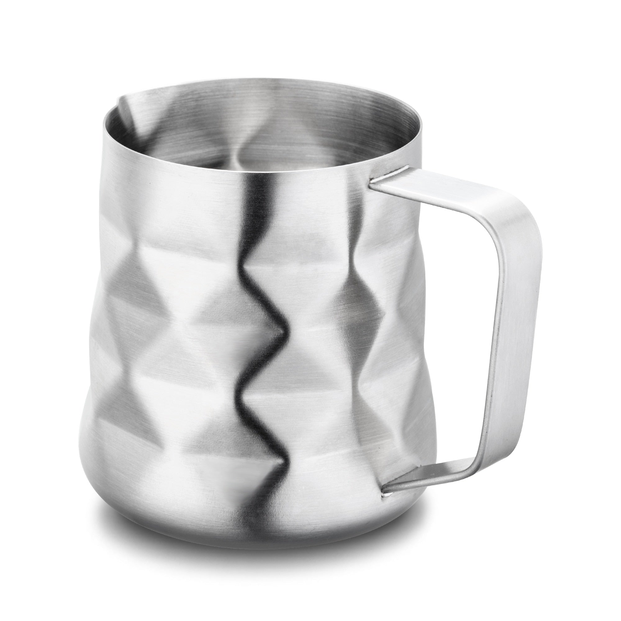 Stainless Steel Prismatic Designed Milk Frothing Pitcher Milk Jug Espresso Coffee Barista Craft Latte Cappuccino Cream Cup Maker