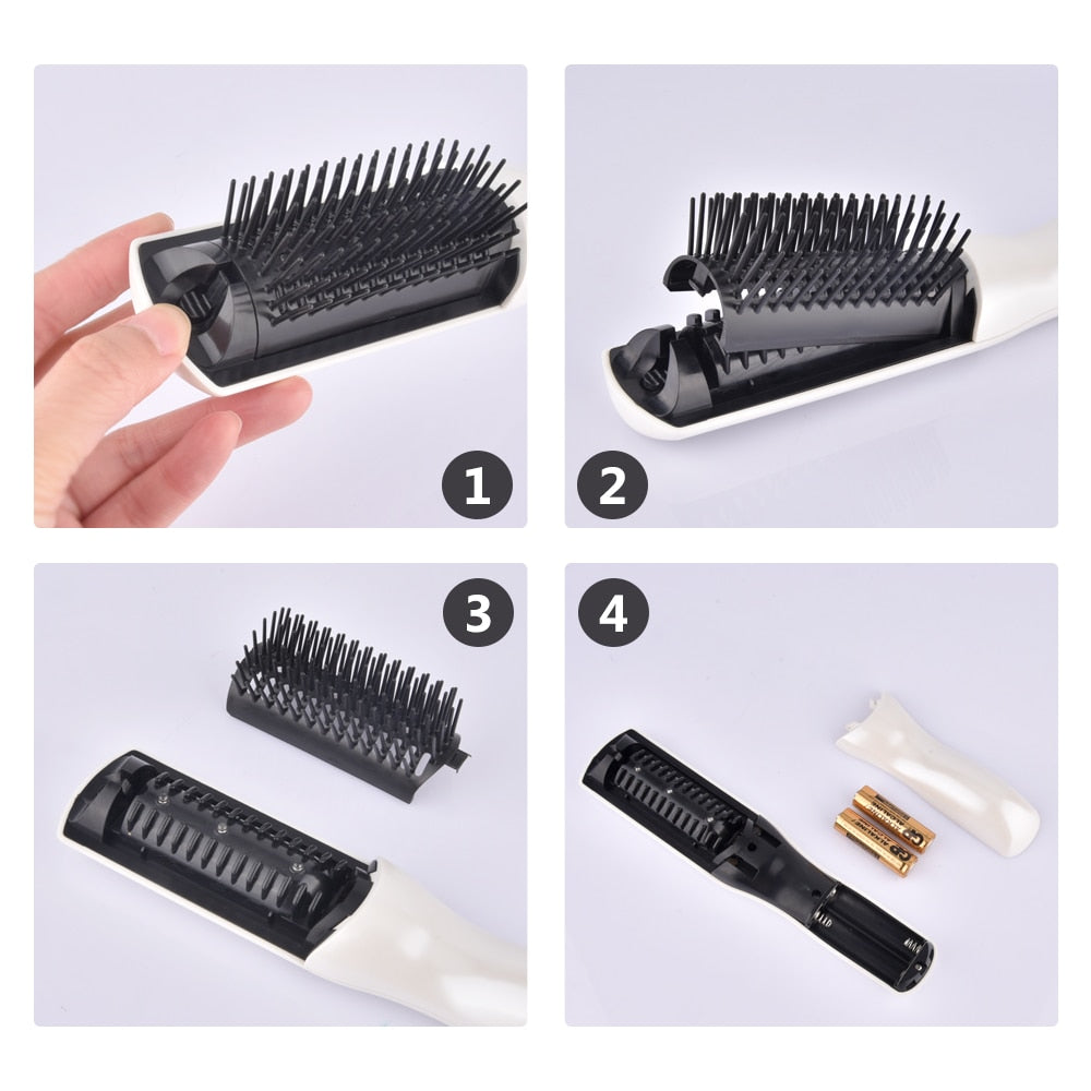 Hair Growth Care Electric Wireless Infrared Ray Massage Comb Hair follicle Stimulate Anti Dense Anti Hair loss Head Massager