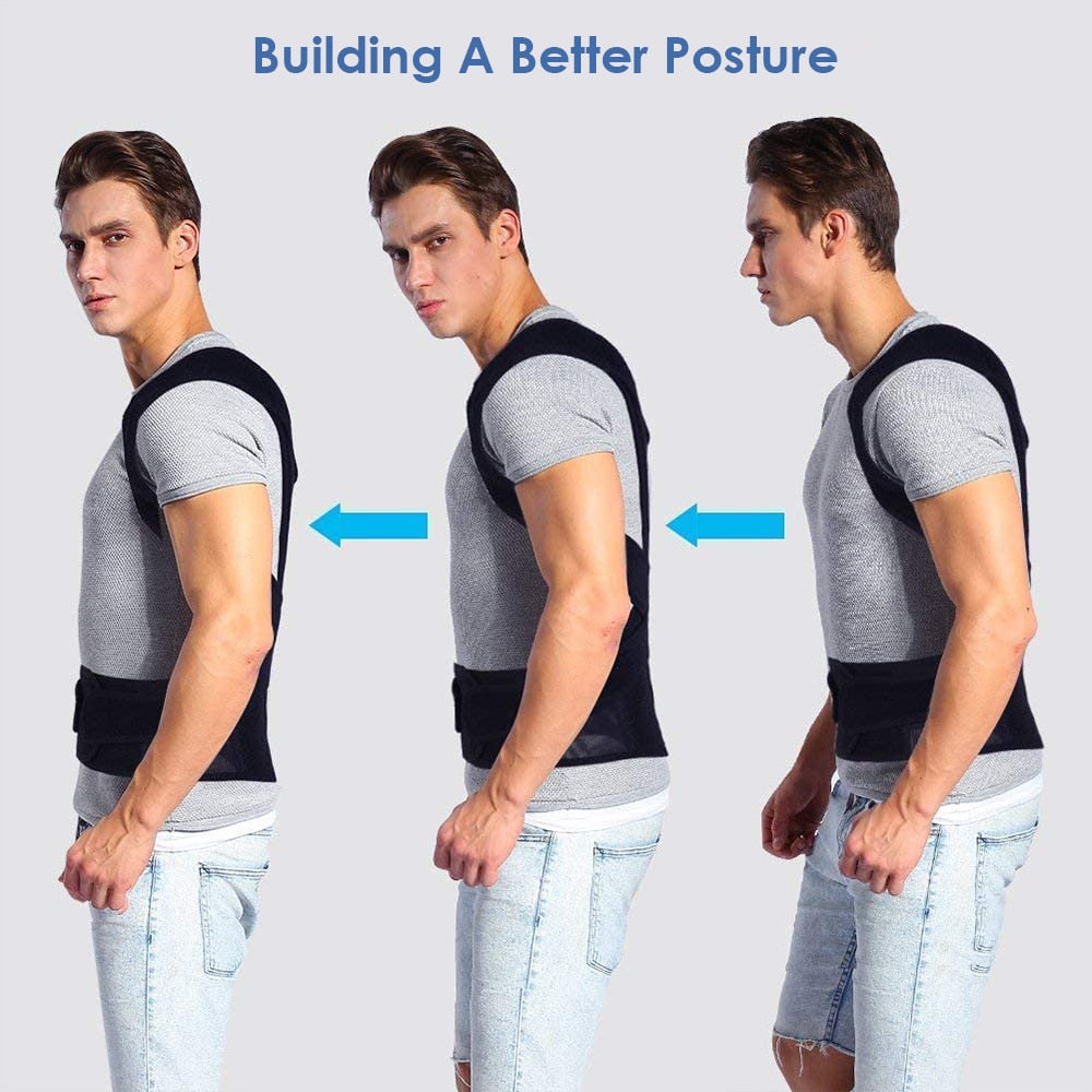 Posture Corrector Back Posture Brace Clavicle Support Stop Slouching and Hunching Adjustable Back Trainer Unisex