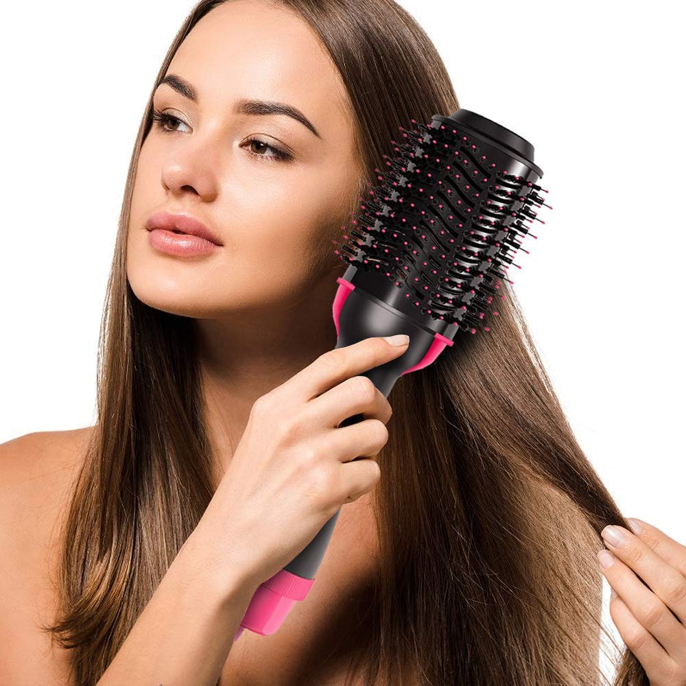 Hair Blower Brush One Step Hair Dryer and Volumizer Hair Dryer Brush Rotating Hot Air Brush Hairdryer Hairbrush Blow Dryer Comb