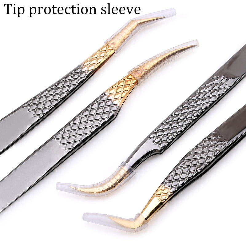 Professional Eyelashes Tweezers For Lashes Extension Nipper Stainless Steel High Precision Eyelash Extension Eyebrow Tweezers|Eyelash Tweezers|