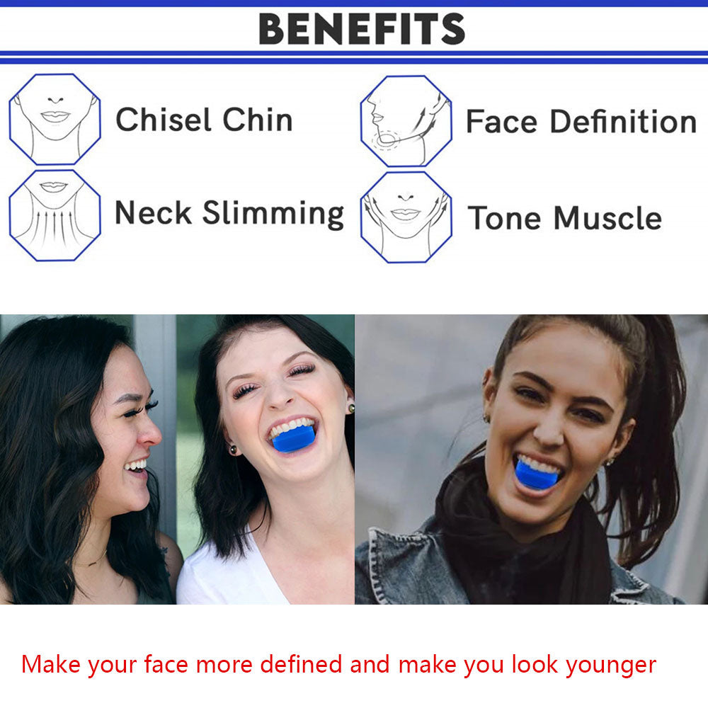 JawLine Exercise Ball Food grade Silica Gel Facial Muscle Training Fitness Ball Jaw Face Neck Exerciser Jaw Muscle Training Ball