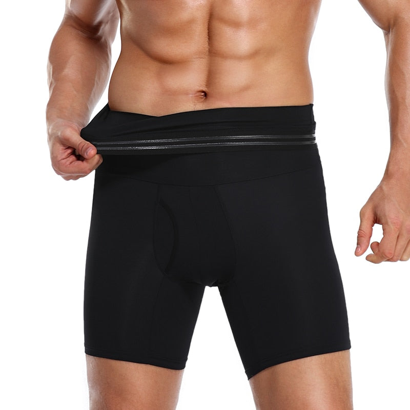 Men Tummy Control Shorts Body Shaper Compression High Waist Trainer Belly Tummy Control Slimming Shapewear Boxer Underwear Fajas