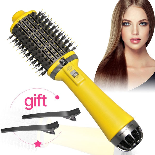 One Step Hair Dryer Hot Air Brush Hair Straightener Comb Curling Brush Salon Hair Styling Tools Hair Dryer Brush
