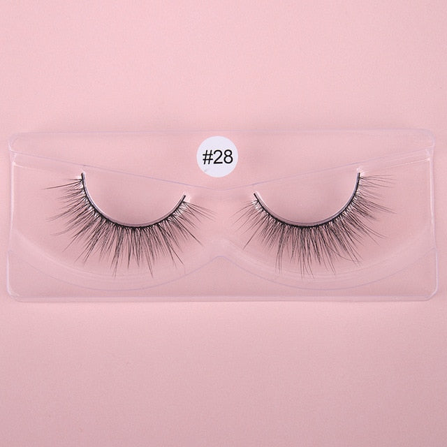 3D Lashes Wholesale 10/50/100 Pairs Make Up Eyelash Extension Tools For Beauty Natural Eyelashes Fluffy Lash Bulk