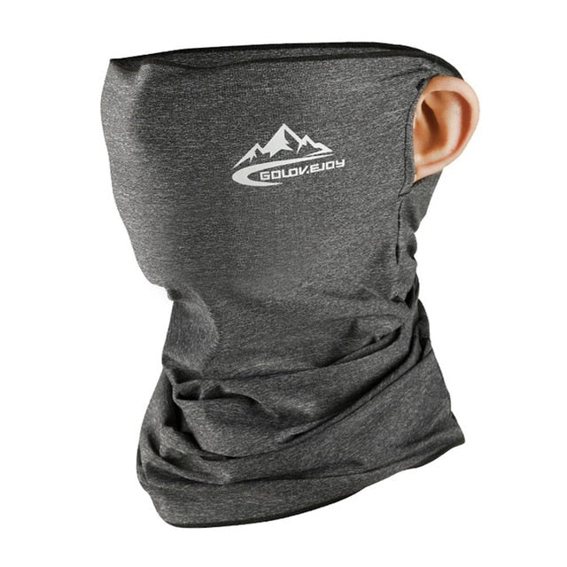 UV Protection Ice Silk Face Cover Neck Tube Outdoor Sports Bandana Scarf Breathable Hiking Scarf Neck Gaiter Bandana