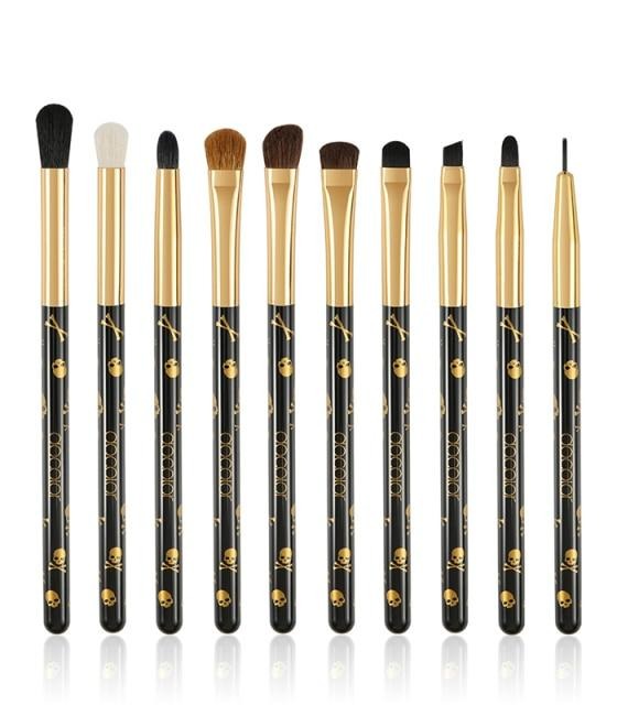 Makeup Brushes Set 10pcs Eye Shadow Blending Eyeliner Eyelash Make Up Brushes For Cosmetic Beauty Eye Brush Set