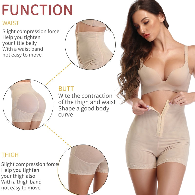 Women Tummy Control Panty High Waist Body Shaper Shorts Shaping Pants Postpartum Shapewear Butt Lifter Slimming Sheath Underwear