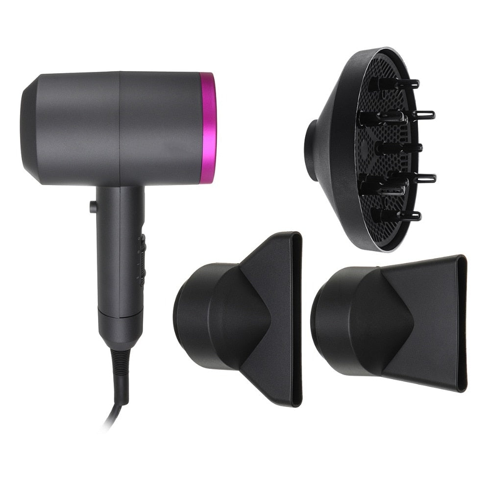 3 in 1 Salon Hair Dryer Styler Large Power Hair Repairing Hair Volumizing Ion Air Blower Constant Temperature Quick Hair Dry Fan