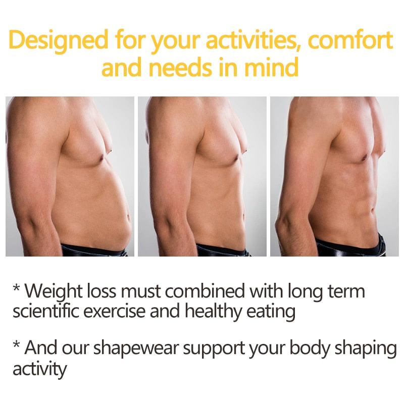 Mens Waist Trainer Modeling Belt Belly Cincher Shapers Slimming Body Shaper Weight Loss Shapewear Abdominal Sweat Slim Trimmer|Shapers|