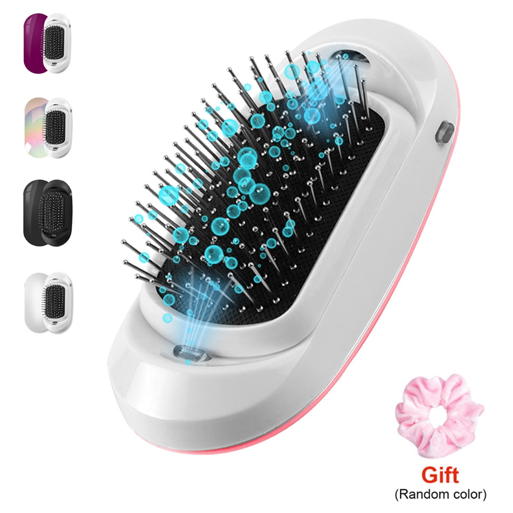 Hair Scalp Massage Comb Anti Frizz ionic Hair Brush Electric Negative Ions hair brush Comb Women