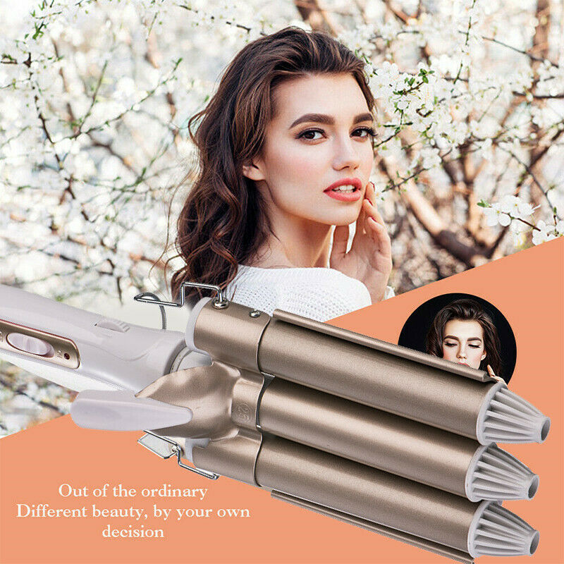 Professional Hair Triple Curling Iron Ceramic Barrel Wave Rolls Hair Curler Irons Hair Waver Styling Tools Hair Styler Wand