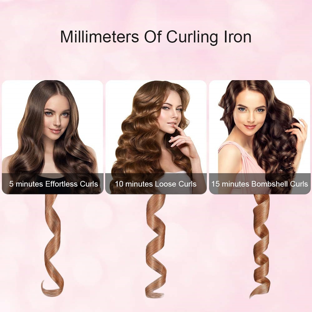 Automatic Curling Iron Rotating Professional Curler Styling Tools for Curls Waves Ceramic Curly Magic Hair Curler