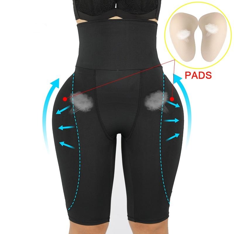 Women Butt Lifter Shapewear Waist Tummy Control Body Underwear Shaper Pad Control Panties Fake Buttocks Lingerie Thigh Slimmer