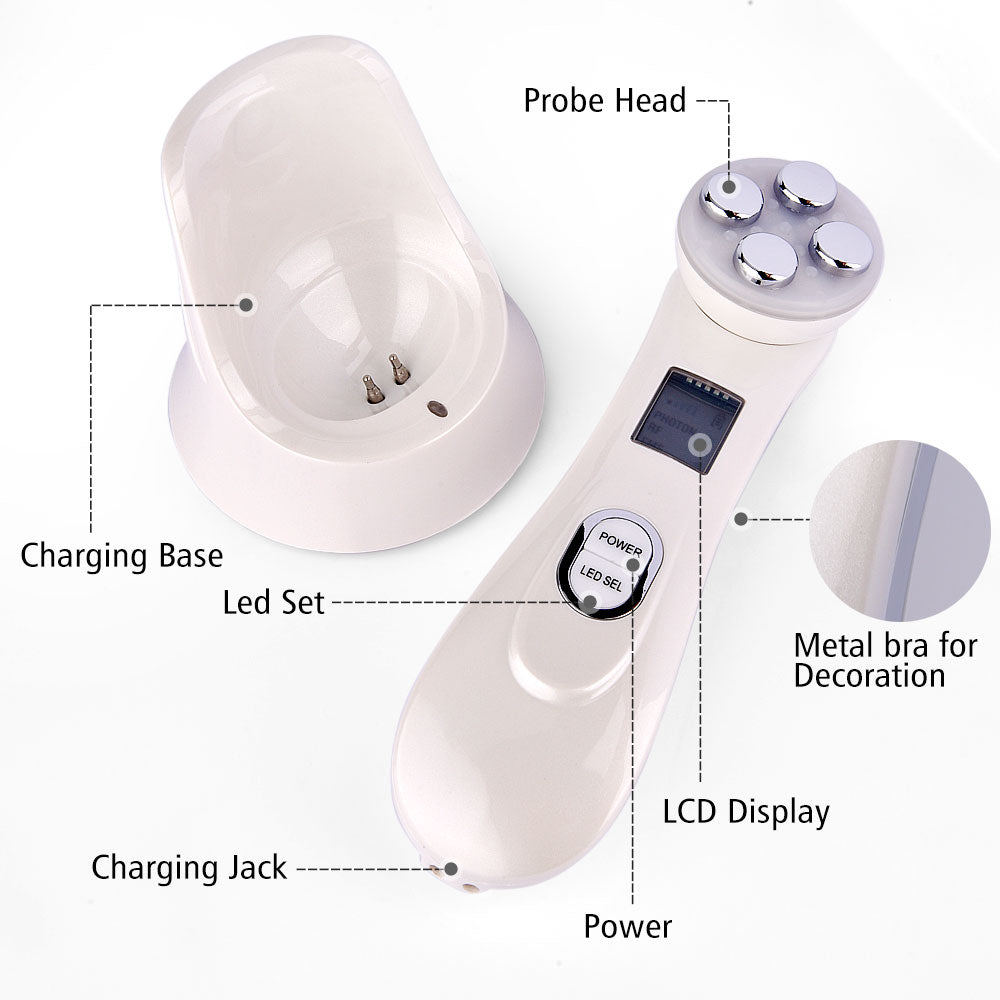Mesotherapy Electroporation LED Photon Facial Radio Frequency Skincare