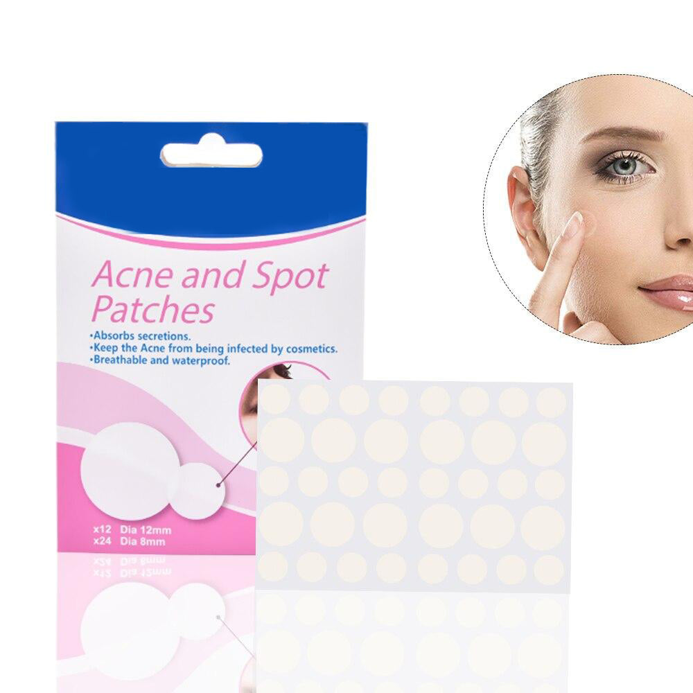 144 ct patches, 4 pck Face Acne Pimple Patch Anti Infection Spot Invisible Hydrocolloid Scar Care Treatment Sticker Dot Absorbing Cover 4 Packs