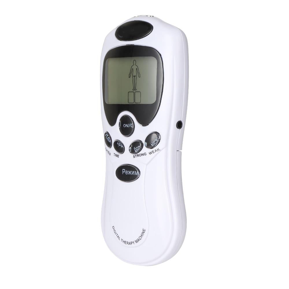 8 Modes TENS Electric Therapy Massager Backlight LCD Display Muscle Stimulation Treatment Device Dual Channel Pain Relief