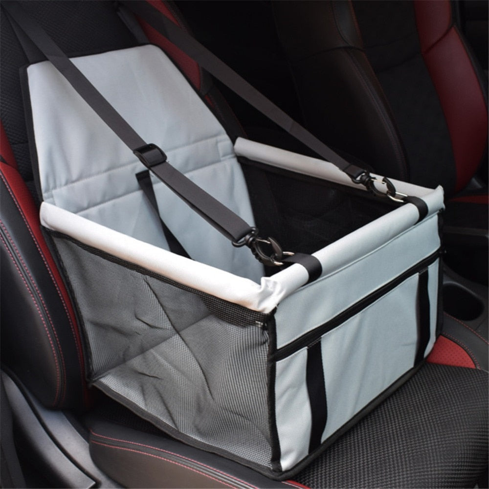 Pet Dog Car Seat Waterproof Basket Waterproof Dog Seat Bags Folding Hammock Pet Carriers Bag For Small Cat Dogs Safety Travel