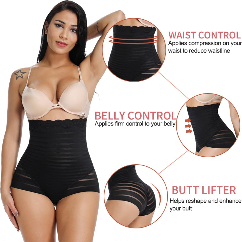 Waist Trainer Body Shaper Control Panties Slimming Bodysuit High Waist Tummy Control Seamless Strapless Panty Briefs
