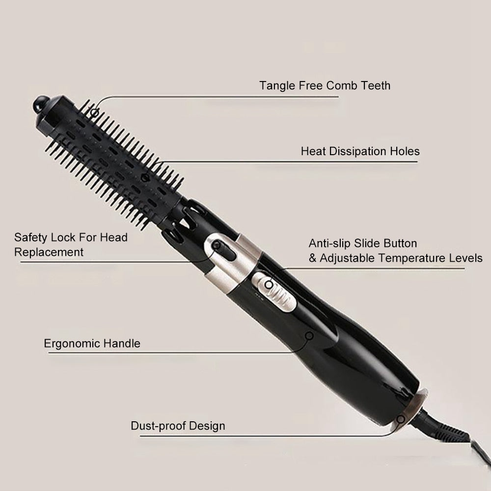 4 In 1 Hair Curling Straightener Iron Wand Hair Curler Roller Set Pro Barrel Corrugated Curls Hair Styling Tools