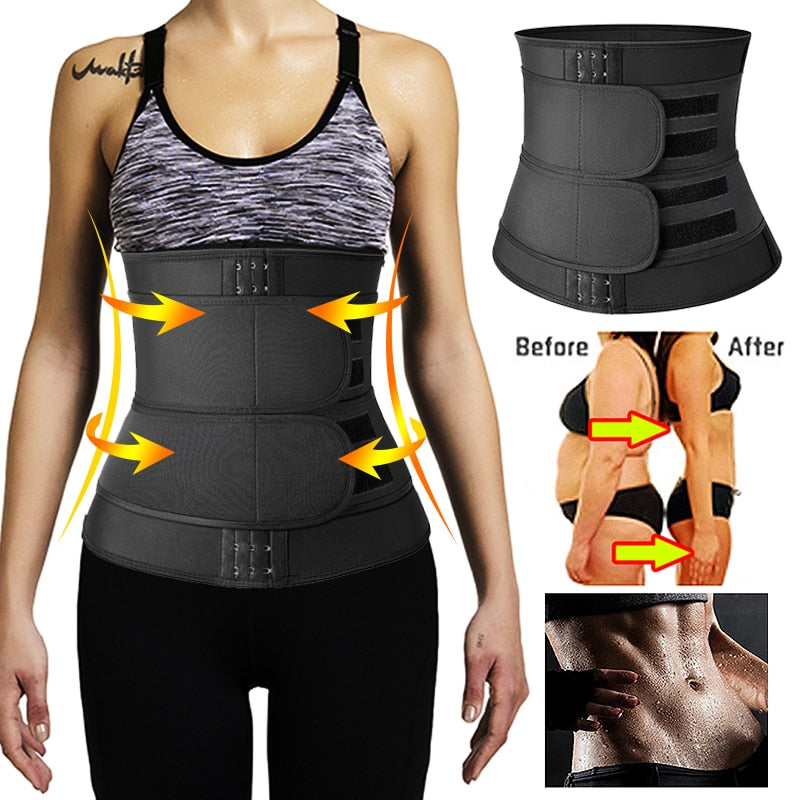 Women Waist Trainer Neoprene Body Shaper Belt Slimming Sheath Belly Re –  Deals DejaVu