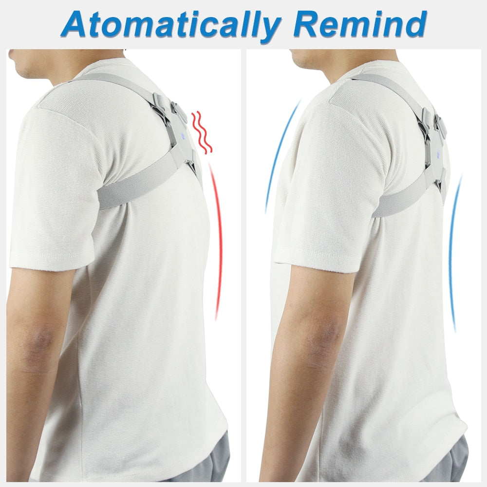 Adjustable Smart Back Posture Corrector Back Intelligent Brace Support Belt Shoulder Training Belt Correction Spine Back