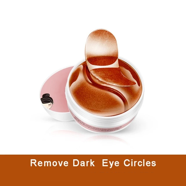 60PCS Eye Patch Mask Collagen Against Wrinkles Dark Circles Care Eyes Bags Pads Ageless Hydrogel Sleeping Gel Patches