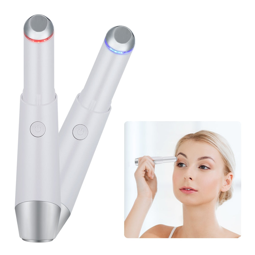 Electric Eye Massager Portable Wrinkles Reducing Anti Aging Skin Care Negative Ion Photon Therapy Facial Beauty Machine