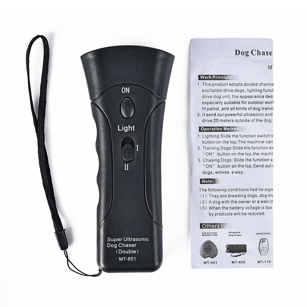 Ultrasonic Dog Training Repeller Pet Control Trainer Device 3 in 1 Dogs Anti barking Stop Bark Deterrents Pet Training Device|Bark Deterrents|