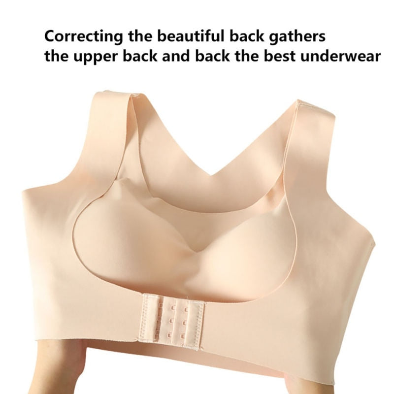 Women Bra Posture Corrector Bralette Front Closure Bras Fitness Vest Push Up Bra Female Brassiere Underwear Cross Back Tank Tops