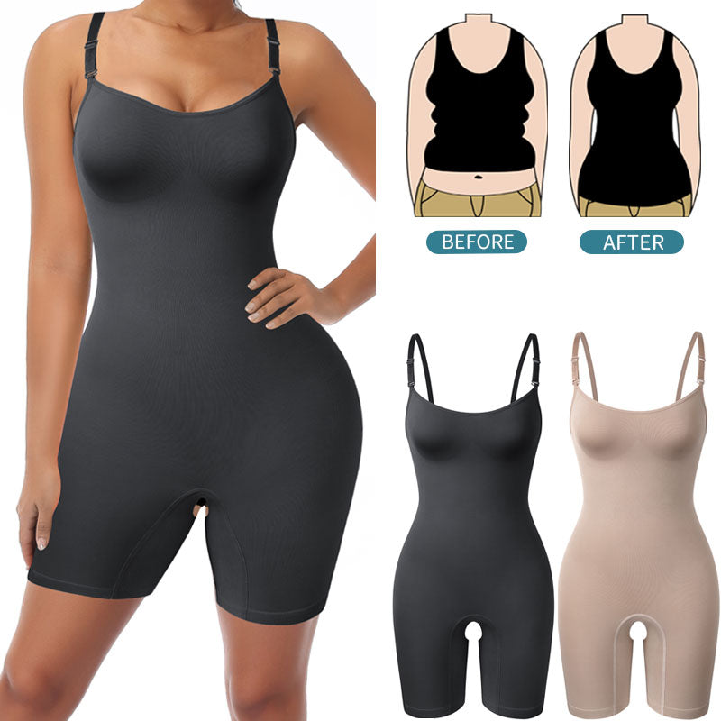 Bodysuit Shapewear Women Full Body Shaper Tummy Control Slimming Sheat —  Nupono