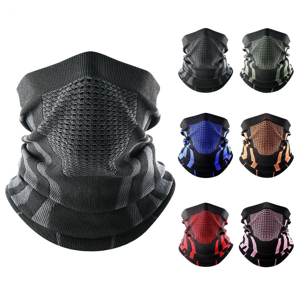 Thermal Face Bandana Mask Cover Neck Warmer Gaiter Bicycle Cycling Ski Tube Scarf Hiking Breathable Masks Print Women Men Winter|Scarves|
