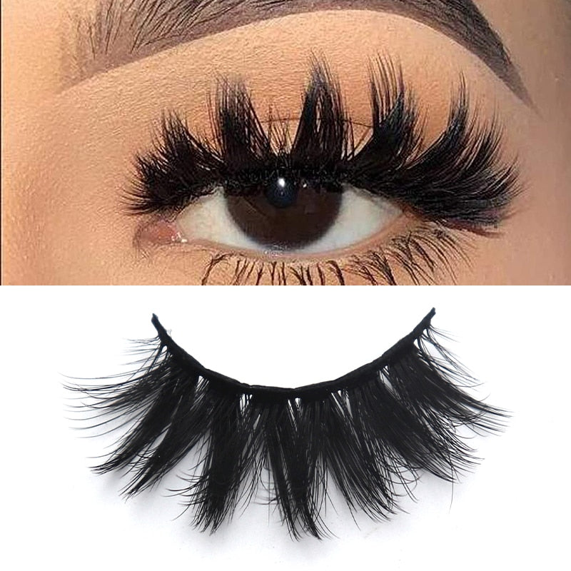 5/8 Pairs 3D Mink Lashes 20mm Eyelashes 3D Natural False eyelashes Soft Mink eyelash extension Makeup beauty maquillaje lashes