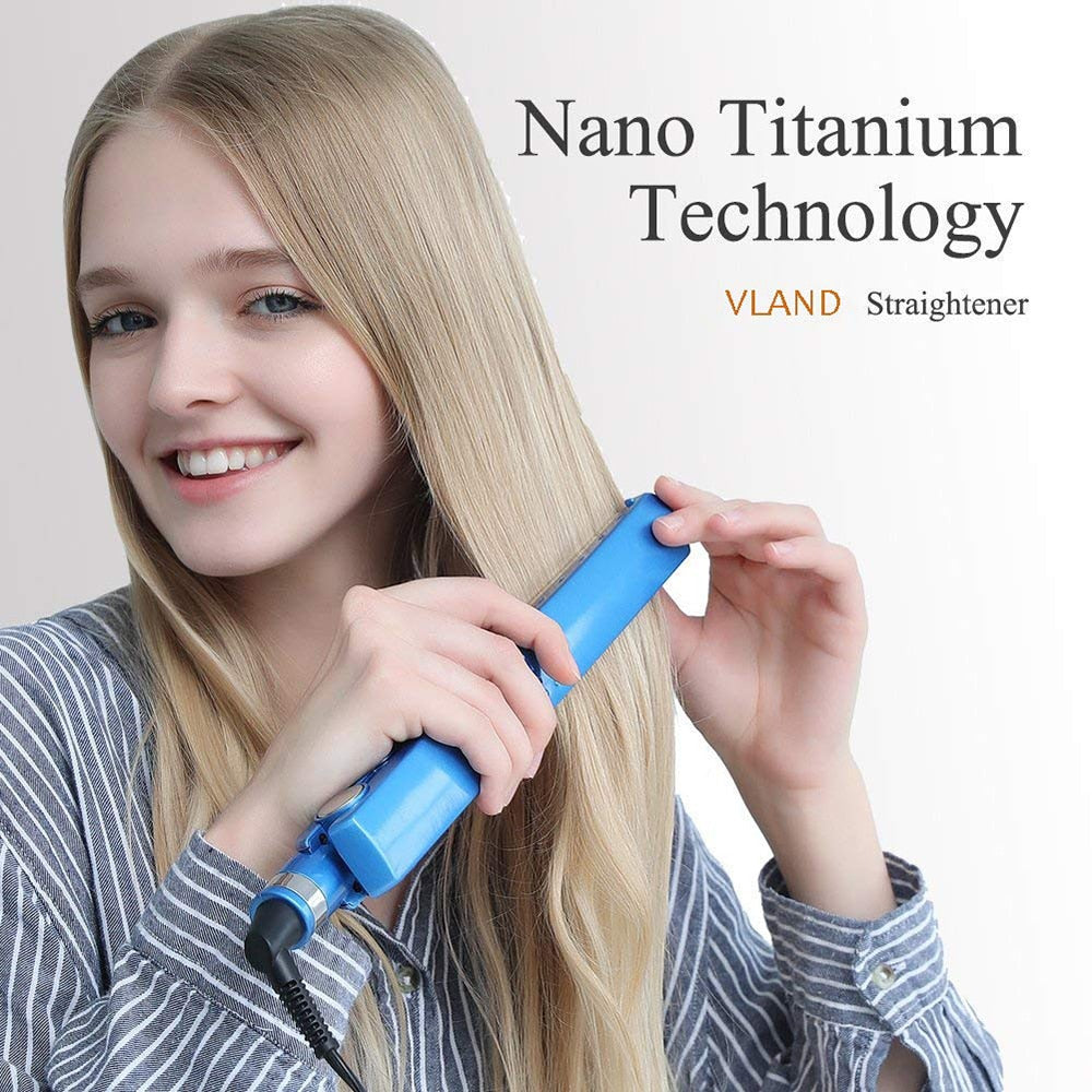 2021 Newest Hair Curler 3 in 1 Hair Straightener & Curling Iron 11/4 Plate Nano Titanium Flat Iron Steam Ceramic Hair Curlers