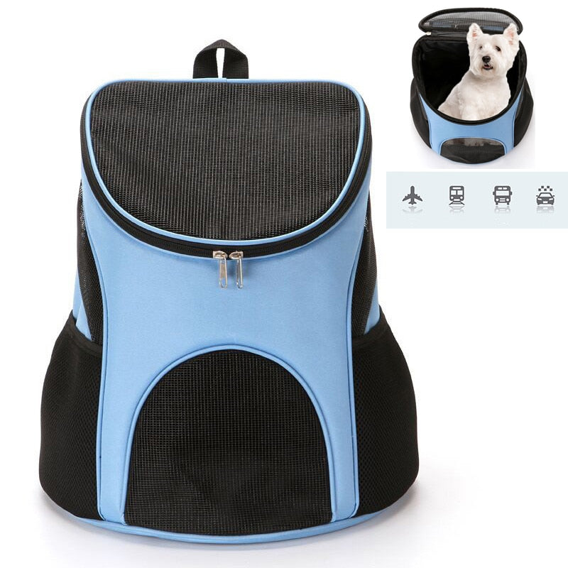 Foldable Pet Carrier Backpack Dog Cat Outdoor Travel Carrier Pack bag Portable Zipper Mesh Pet Backpack Pet Out Bag Cat Backpack