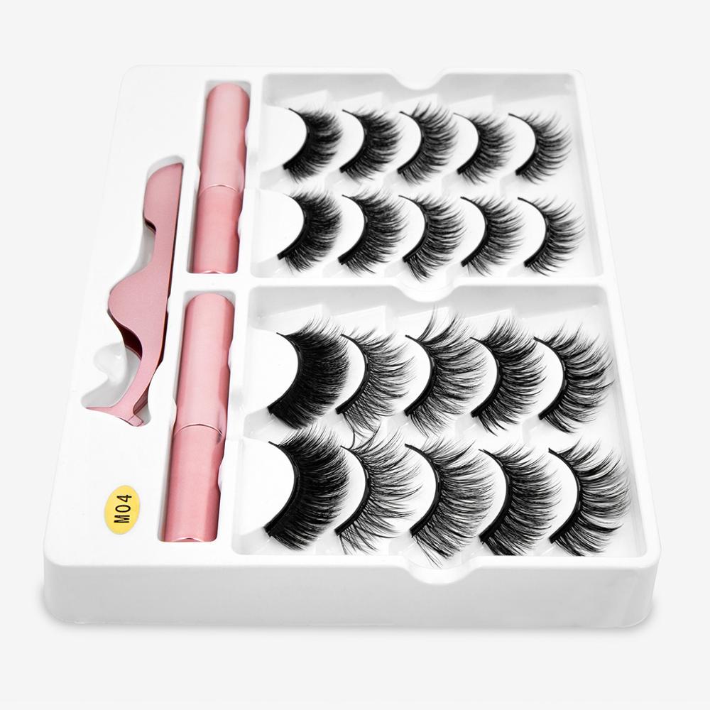 Magnet Eyelash Magnetic Liquid eyeliner set False Eyelashes waterproof long-lasting Eyelash Extension