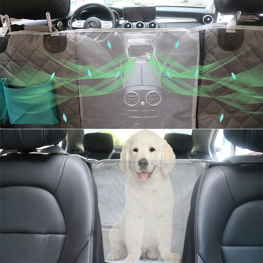 Dog Car Seat Cover Waterproof Car Rear Back Seat Mat For Dogs Cats Hommock Non slip Safety Pet Carriers Cushion Pet Supplies
