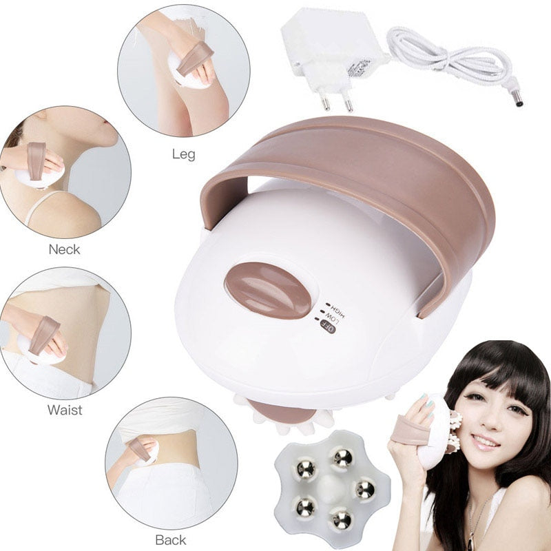 3D Electric Drum Body Slimming Massager Fat Burning Roller Anti Cellulite Machine Loss Weight Relax Muscle Equipment