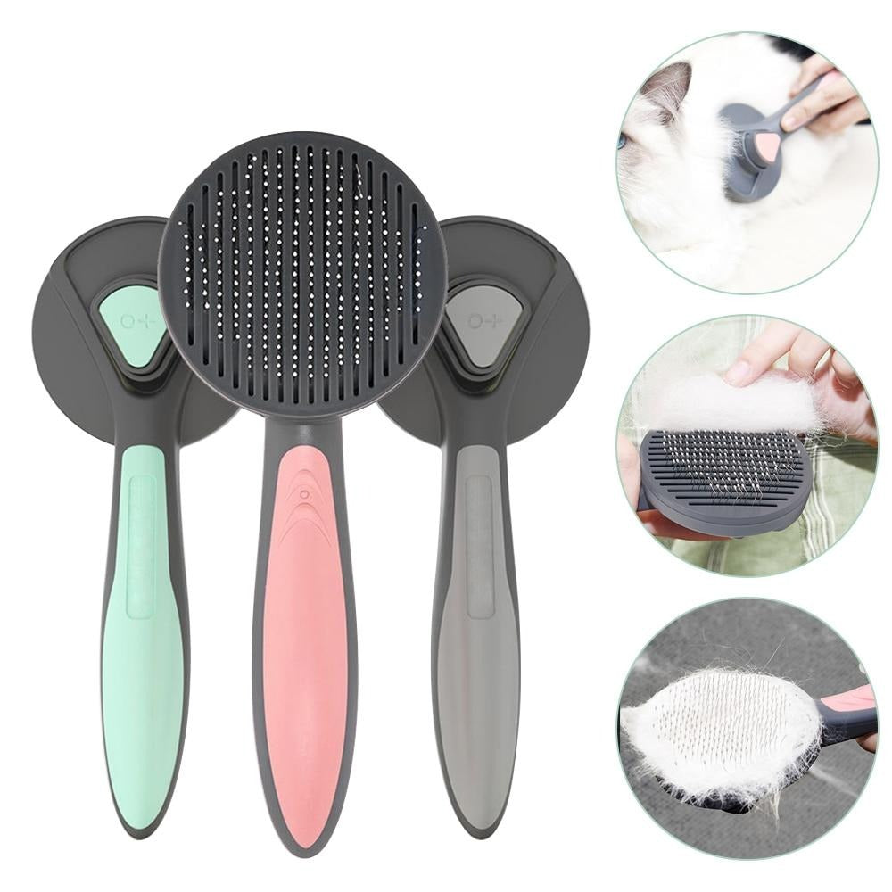 Cat Brush Dog Comb Hair Removes Pet Hair Comb For Cat Grooming Hair Cleaner Cleaning Beauty Products Self Cleaning Slicker Brush
