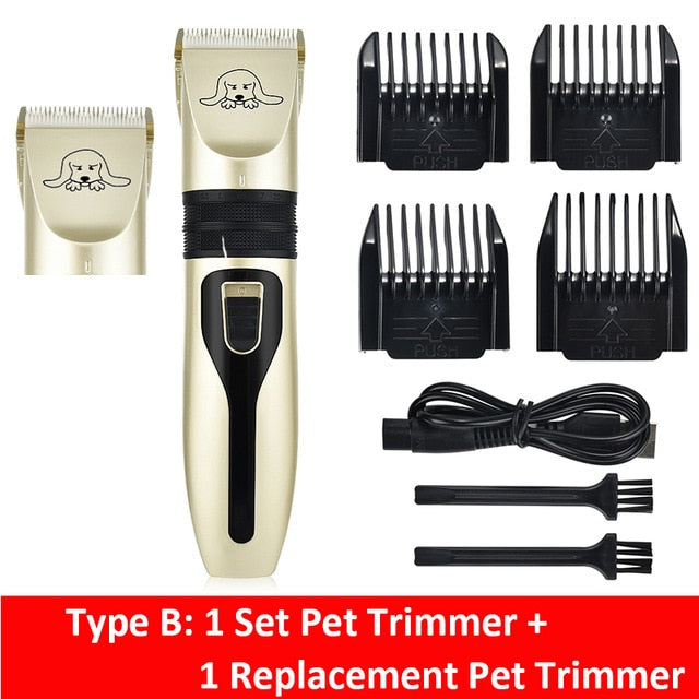 USB Electrical Pet Hair Clipper Remover Professional Pet Dog Hair Trimmer Cutter Grooming Pets Haircut Machine