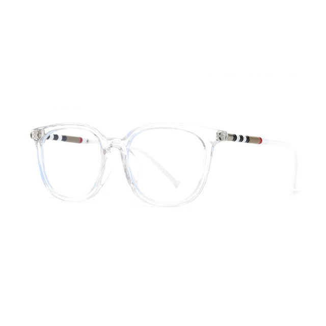 Anti Blue Light TR90 Women Cat Eye Glasses Frames Luxury Men Optical Computer Glasses