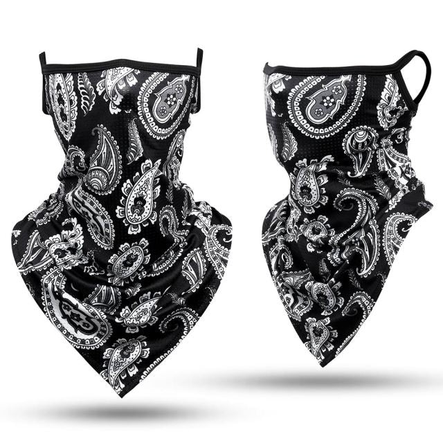 3D Headband Paisley Neck Gaiter Tube Scarves Hanging Ear Cover Scarf Breathable Windproof Face Mask Guard Bandana Men Women|Men's Scarves|