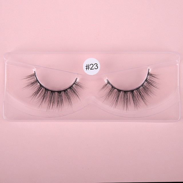 3D Lashes Wholesale 10/50/100 Pairs Make Up Eyelash Extension Tools For Beauty Natural Eyelashes Fluffy Lash Bulk