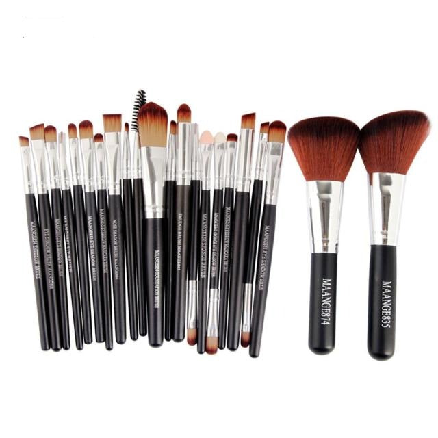 20/22Pcs Beauty Makeup Brushes Set Cosmetic Foundation Powder Blush Eye Shadow Lip Blend Make Up Brush Tool Kit Maquiagem