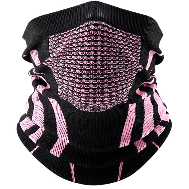 Thermal Face Bandana Mask Cover Neck Warmer Gaiter Bicycle Cycling Ski Tube Scarf Hiking Breathable Masks Print Women Men Winter|Scarves|