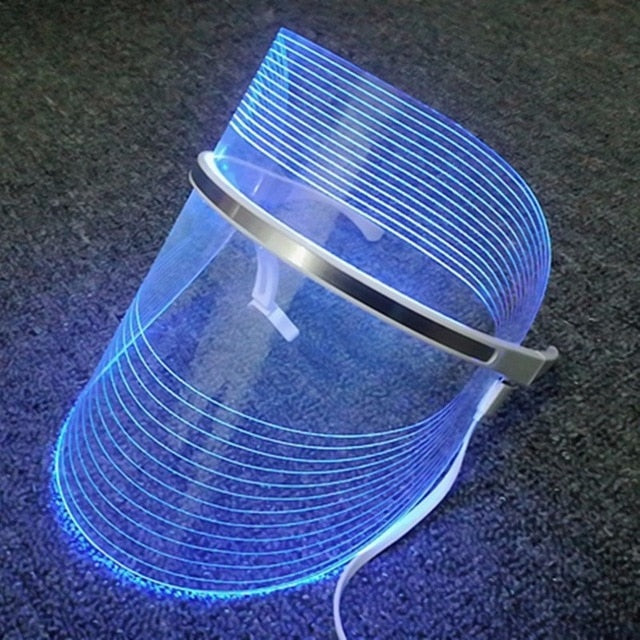 LED Light Therapy beauty Facial shield Mask for wrinkles & Acne skin