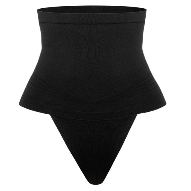 Women Thong Tummy Shaper Shaping Panty Seamless Underwear Waist Cincher Trainer Girdle Faja Shapewear G string Briefs Plus Size
