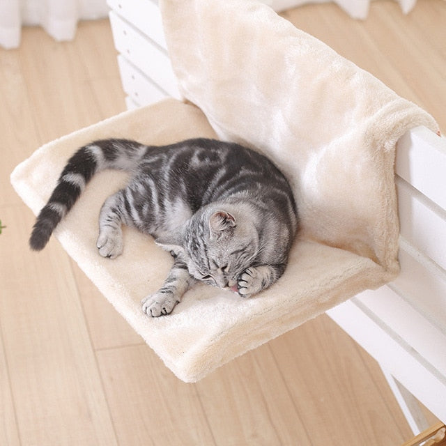 Cat Bed Removable Window Sill Cat Radiator Lounge Hammock for Cats Kitty Hanging Bed Cosy Carrier Pet Bed Seat Hammock