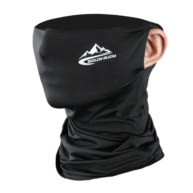 UV Protection Ice Silk Face Cover Neck Tube Outdoor Sports Bandana Scarf Breathable Hiking Scarf Neck Gaiter Bandana